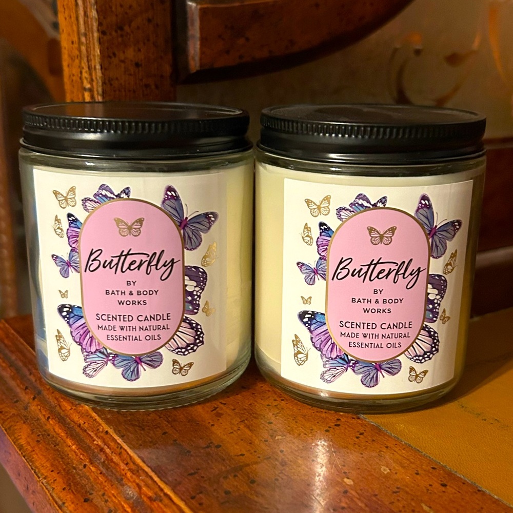 Bath & Body Works 🦋 Butterfly Candle Set